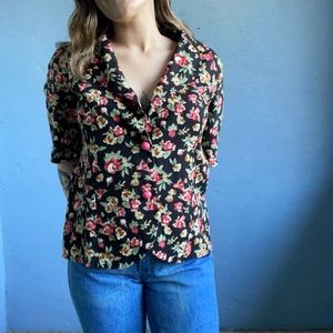 Floral Blazer